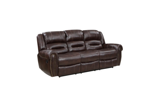 9668NBR Center Hill Reclining Set Homelegance