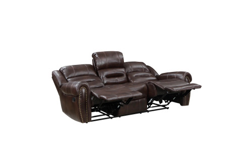 9668NBR Center Hill Reclining Set Homelegance