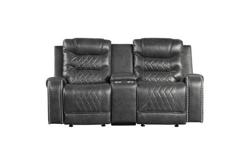 9405GY Putnam Reclining Set in Microfiber Homelegance