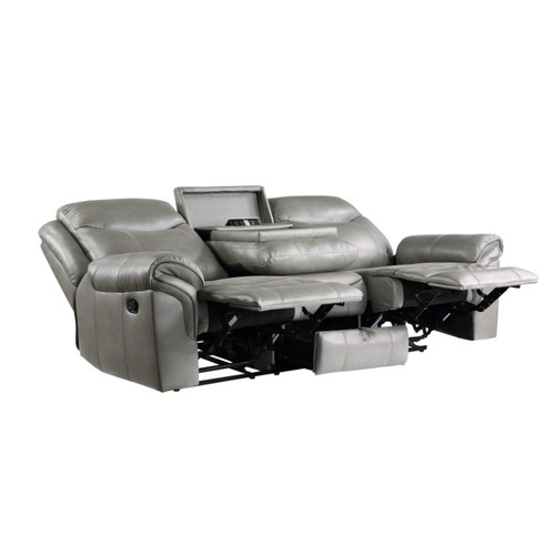 8206 Aram Reclining Set in Faux Leather Homelegance