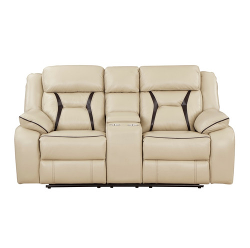 8229 Amite Reclining Set in Faux Leather Homelegance