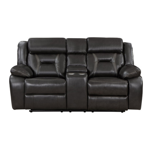 8229-PW Amite Power Reclining Set in Faux Leather Homelegance