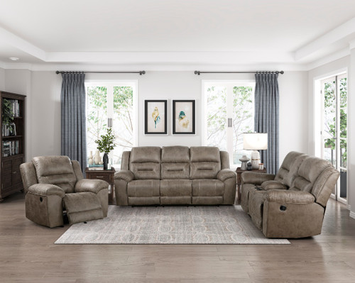 8538BR Hazen Living Room Set in Microfiber Homelegance