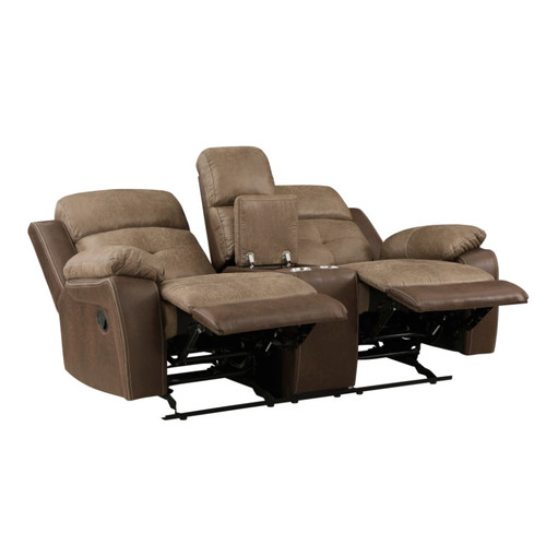 8599 Glendale Reclining Set in Microfiber Homelegance