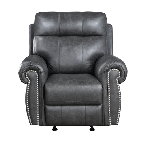 9488GY Granville Reclining Set in Faux Leather Homelegance