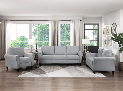 9209 Ellery Living Room Set in Fabric Homelegance