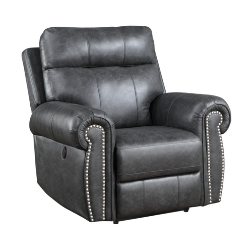 9488GY-PW Granville Power Reclining Set in Faux Leather Homelegance