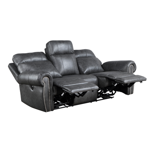 9488GY-PW Granville Power Reclining Set in Faux Leather Homelegance