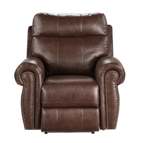 9488BR-PW Granville Power Reclining Set in Faux Leather Homelegance