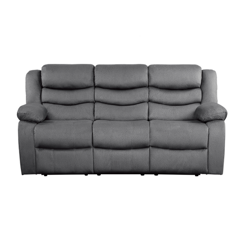 9526GY Discus Reclining Set in Microfiber Homelegance