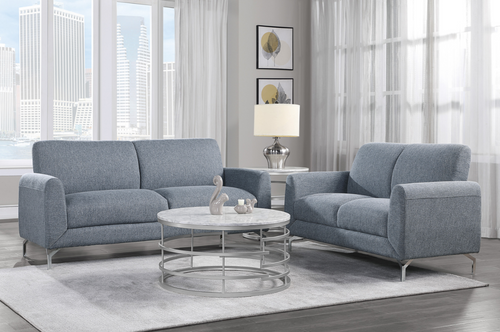 9594BUE Venture Living Room Set in Fabric Homelegance