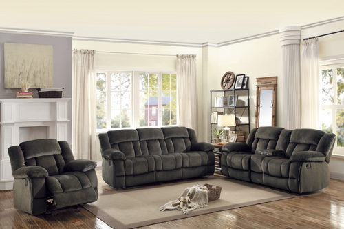 9636 Laurelton Reclining Set in Microfiber Homelegance