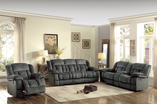 9636CC Laurelton Reclining Set in Microfiber Homelegance