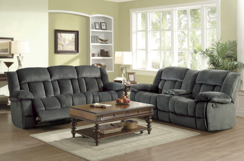 9636CC Laurelton Reclining Set in Microfiber Homelegance