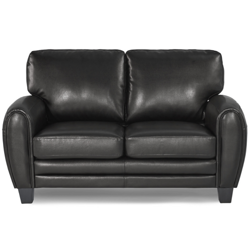 9734BK Rubin Living Room Set in Faux Leather Homelegance