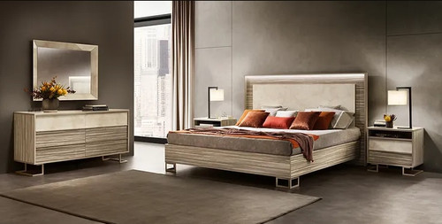 Luce Bedroom Set in Brown by New Era Innovations