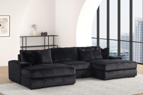 Sunday L Shaped Sectional in Fabric