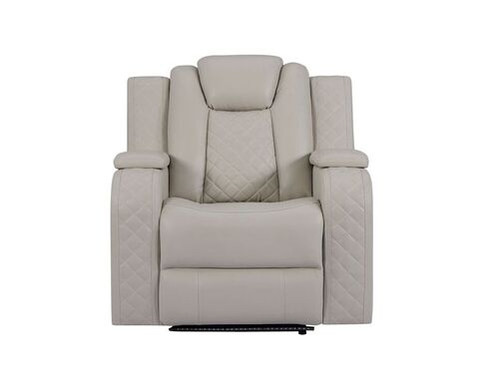 Galaxy Power Reclining Living Room Set in Leather