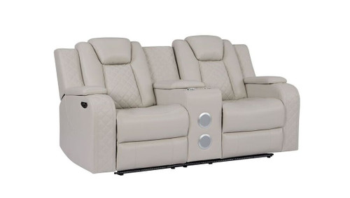 Galaxy Power Reclining Living Room Set in Leather