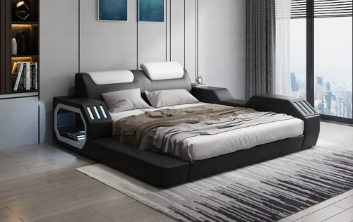 Matrix Bed in Leather by New Era Innovations