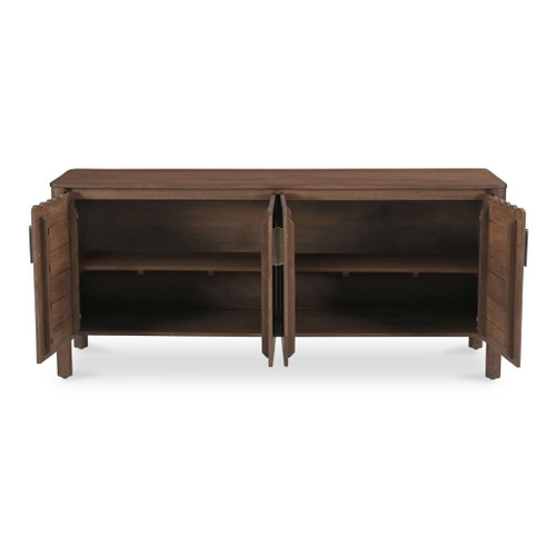 Wiley - 4 Door Sideboard - Vintage Brown