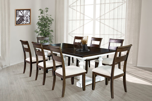 Thomas Dining Room Set in Brown by Happy Homes