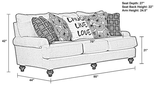 Cumberland - Sofa - Ecru