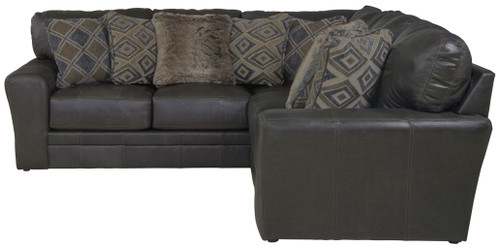 Denali - Italian Leather Match Sectional