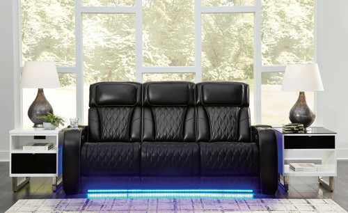 Boyington - Black - 2 Pc. - Power Reclining Sofa And Loveseat