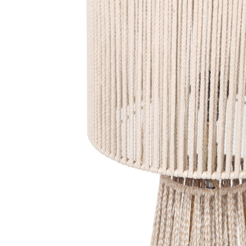 Beam - Jute Floor Lamp - Cream / Natural