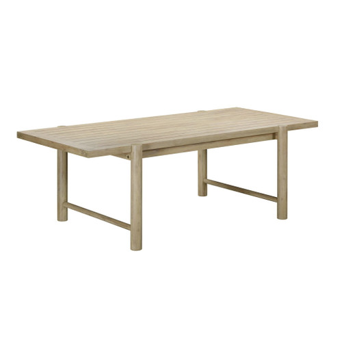 Gata - Outdoor Rectangular Dining Table - Light Teak Gata - Outdoor Rectangular Dining Table - Light Teak