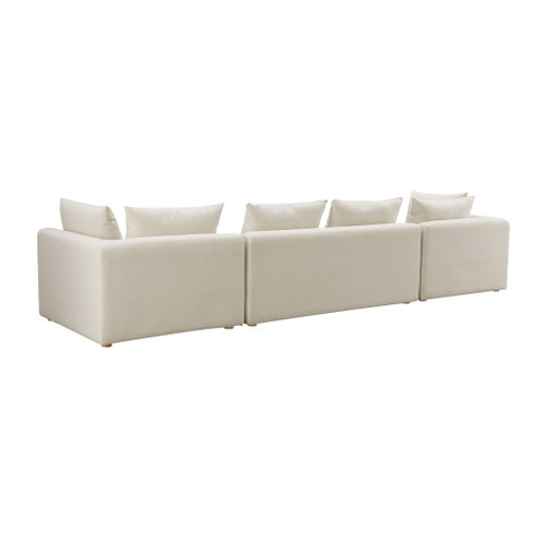 Hangover - Linen 145" Long Sofa - Cream