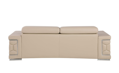 296 - Leather Sofa