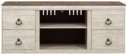 Willowton - TV Stand With Fireplace Option