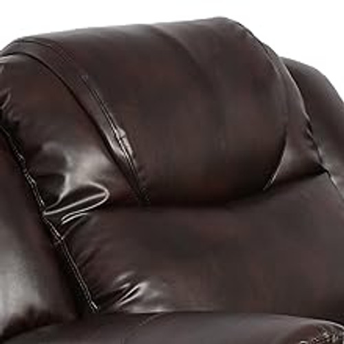 3 Piece Manual Leather Recliner Sofa Set