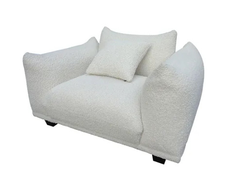 Homey Sofa and Oversized Chair in Fabric
