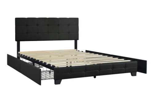 Massimo Platform Bed in Linen