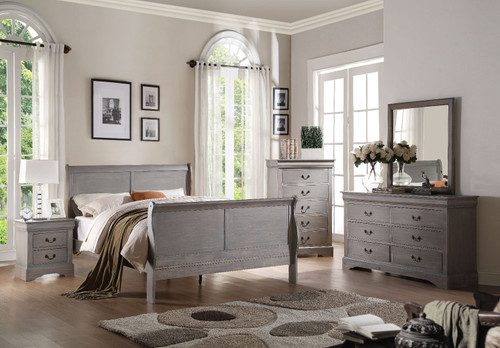 Louis Philippe III - Bed (FB 34"H)