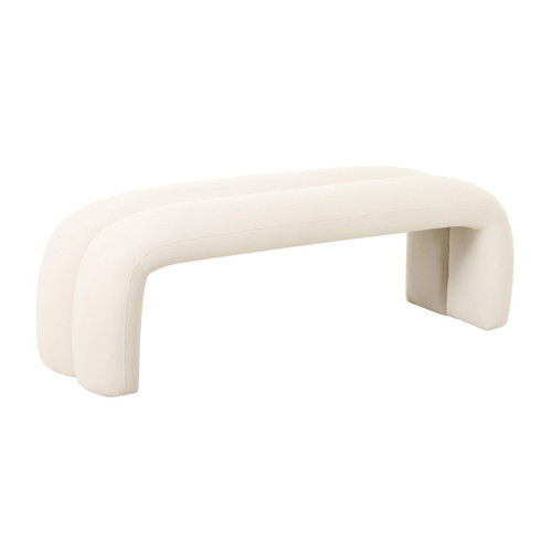 Leigh - Velvet Channeled Bench Leigh - Velvet Channeled Bench