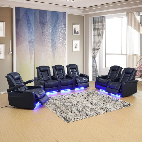 3 Piece Power Reclining Sofa Set Recliner Set