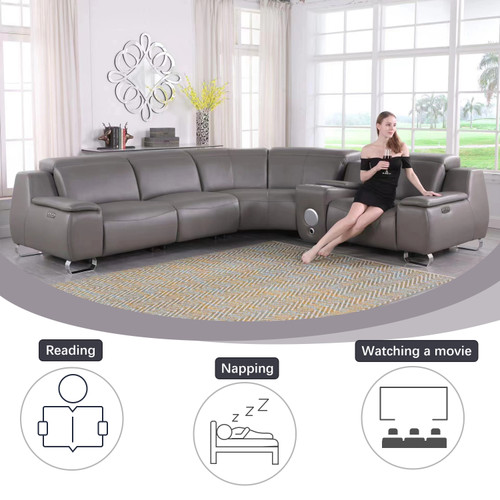 Multifunction Recliner Seating Modular Sectional