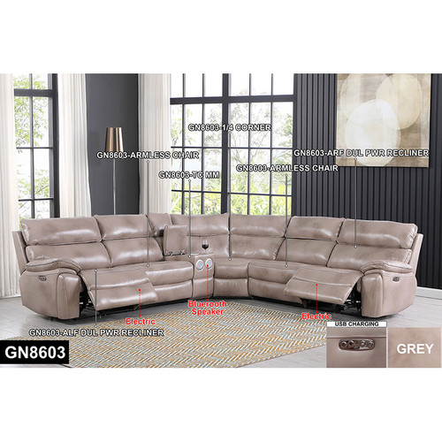 Multifunction Recliner Seating in Tan