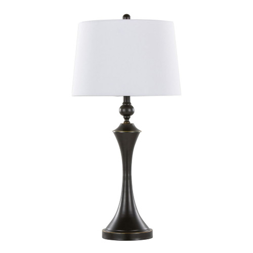 Flint - 30.75" Metal Table Lamp With USB (Set of 2) - White