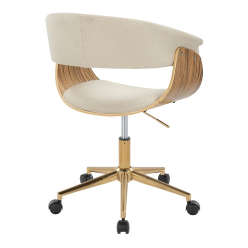 Vintage Mod - Office Chair - Light Brown