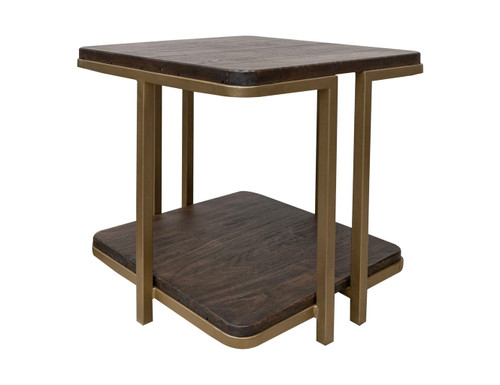 Onix - End Table - Mahogany Brown