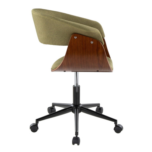 Vintage Mod - Office Chair - Walnut Base