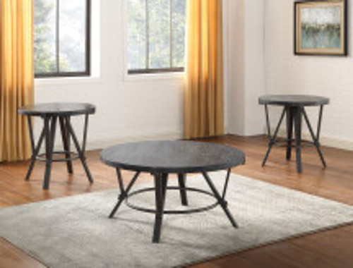 Portland - 3 Piece Table Set - Gray