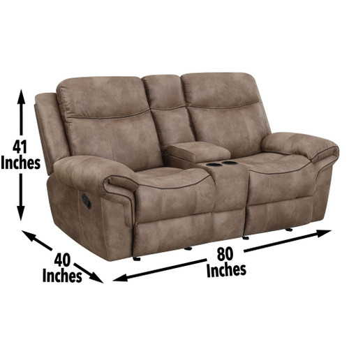 Nashville - Glider Recliner Console Loveseat