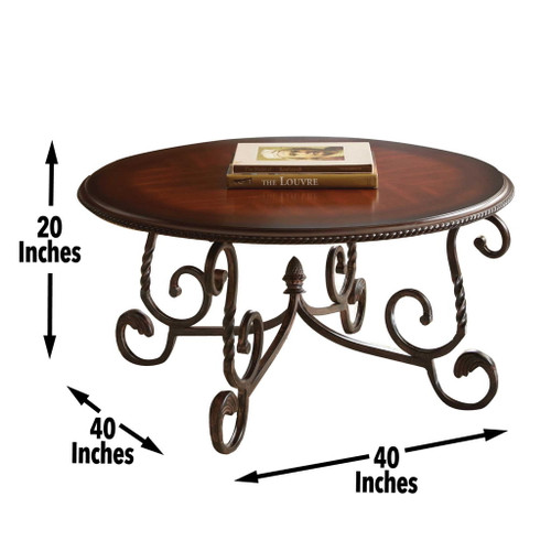 Crowley - 3 Piece Table Set (Cocktail & 2 End Tables) - Brown