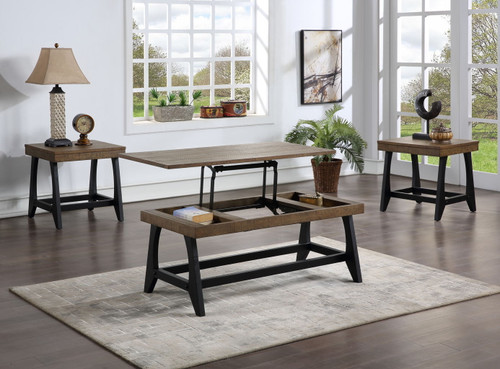 Ralston - 3 Piece Occasional Table Set - Brown